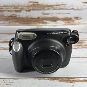 Fujifilm Instax 210 Wide Instant Film Camera Working Broken Battery Door